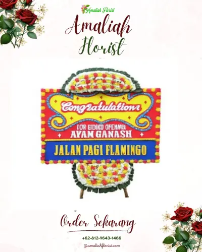 Bunga Papan Congratulation di Malendeng